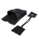 Multifunctional MOLLE tactical walkie-talkie pouch, CS camouflage waist bag accessory pouch, military enthusiast outdoor walkie-talkie pouch