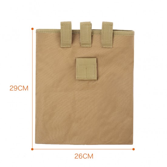 Outdoor sports large recycling bag, tactical folding storage bag, small waist bag, sundry storage bag, Molle accessory bag
