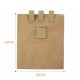 Outdoor sports large recycling bag, tactical folding storage bag, small waist bag, sundry storage bag, Molle accessory bag