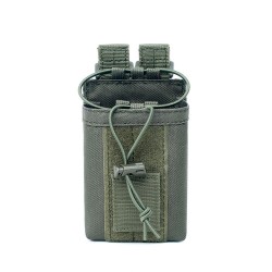 Outdoor multi-functional walkie-talkie bag, Molle tactical walkie-talkie bag, military enthusiast outdoor sports camouflage accessory bag