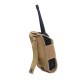New outdoor tactical walkie-talkie MOLLE accessory bag tactical enthusiast camouflage accessory bag multi-functional walkie-talkie bag