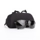 Tactical nylon hard shell eyeglass case with MOLLE system, protection case, accessory bag, sunglasses bag, factory direct sale