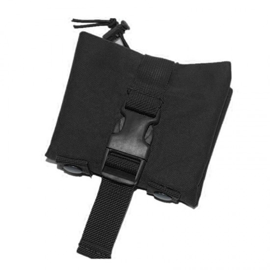 Tactical folding recyclable bag, miscellaneous storage bag, MOLLE accessory hanging bag outdoor sports multi-functional small waist bag