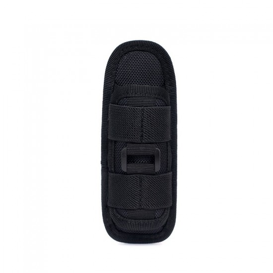 Tactical outdoor flashlight case multi-functional 360-degree rotating universal flashlight waist case military enthusiast sports bag