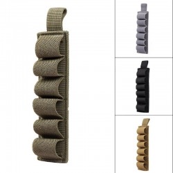 Outdoor 6-hole shotgun patch accessory, multi-function tactical Velcro, bulk tool Velcro, bullet bag