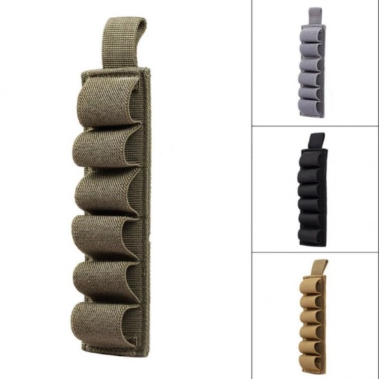 Outdoor 6-hole shotgun patch accessory, multi-function tactical Velcro, bulk tool Velcro, bullet bag