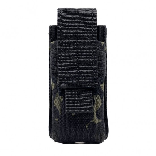 Outdoor multi-functional tactical flashlight bag M5 flashlight bag small single-link EDC tool bag MOLLE accessory bag
