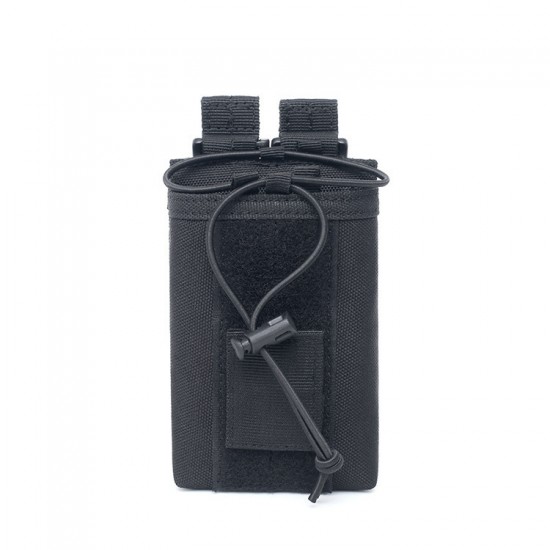 Outdoor multi-functional walkie-talkie bag, Molle tactical walkie-talkie bag, military enthusiast outdoor sports camouflage accessory bag