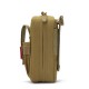 Portable first aid bag, nylon tactical MOLLE outdoor medical bag, storage accessory waist bag, military enthusiast tactical bag