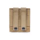 Outdoor tactical triple clip bag military enthusiast quick-release clip kit MOLLE accessory waist bag multi-functional EDC toolkit bag