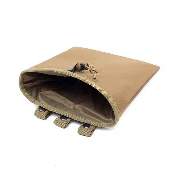 Outdoor sports large recycling bag, tactical folding storage bag, small waist bag, sundry storage bag, Molle accessory bag