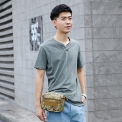 Outdoor waist bag, multi-purpose cross-body bag, trendy brand, fashionable casual cross-back backpack, sports small bag, waist bag, large capacity, best-selling