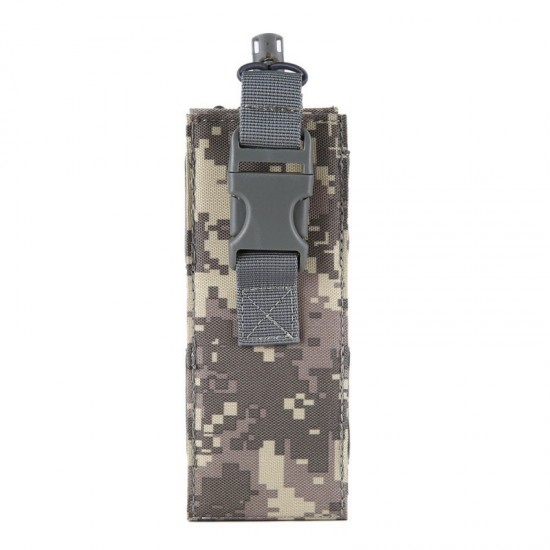 Outdoor military enthusiast supplies, CS tactical gear, universal MOLLE walkie-talkie bag, outdoor portable water bottle bag