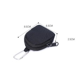 Tactical enthusiast outdoor sports portable pet snack bag round-shaped wear-resistant MOLLE small wallet round part