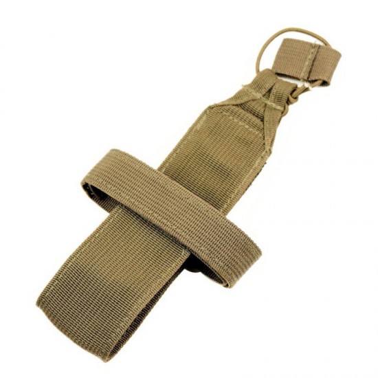 Tactical multi-purpose nylon webbing water bottle bag, Molle outdoor sports water bottle case, hidden folding water bottle bag