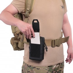 1000D nylon men/women outdoor sports Molle mobile accessory storage bag, mountain hiking travel sports waist bag