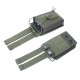 Outdoor multi-functional walkie-talkie bag, Molle tactical walkie-talkie bag, military enthusiast outdoor sports camouflage accessory bag