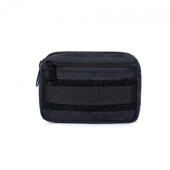 Outdoor hiking sundry bag, waterproof sports pouch, tactical MOLLE accessory pouch, multi-purpose commuter bag