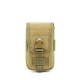 EDC mobile stand, smart phone storage bag, tactical Molle bag, tactical mobile bag, double-layer flap bag, charging battery bag