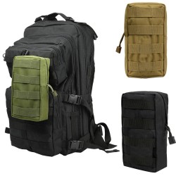Outdoor small zipper bag military enthusiast miscellaneous bag MOLLE system accessory bag duty bag tactical waist bag hanging bag