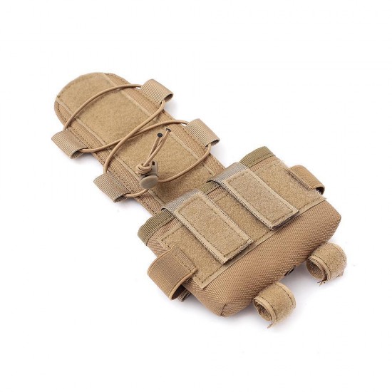 Tactical helmet battery storage bag, outdoor training MK2 helmet accessory bag, multi-functional helmet storage bag