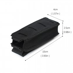 Tactical 9mm scorpion-style pistol single-link clip bag, CS field, outdoor Manba quick-release gun holster, accessory bag