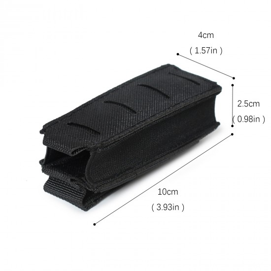 Tactical 9mm scorpion-style pistol single-link clip bag, CS field, outdoor Manba quick-release gun holster, accessory bag