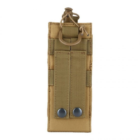 Outdoor military enthusiast supplies, CS tactical gear, universal MOLLE walkie-talkie bag, outdoor portable water bottle bag