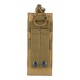 Outdoor military enthusiast supplies, CS tactical gear, universal MOLLE walkie-talkie bag, outdoor portable water bottle bag