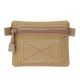 Outdoor military enthusiast pocket money storage bag 1000D zipper bag coin card bag card sleeve identification bag tactical handbag