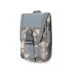 Multi-functional sports running waist belt mobile bag, men's waist bag, vertical double-layer Molle accessory bag, charging battery bag