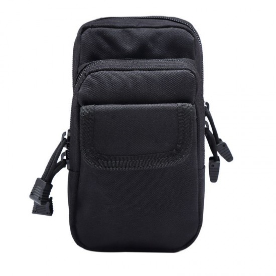 Outdoor tactical waist bag, military enthusiast sports tactical belt, belt coin purse, 5.6-inch phone bag