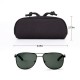 Tactical nylon hard shell eyeglass case with MOLLE system, protection case, accessory bag, sunglasses bag, factory direct sale