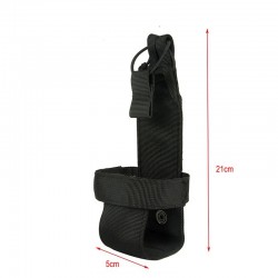 Tactical multi-purpose nylon webbing water bottle bag, Molle outdoor sports water bottle case, hidden folding water bottle bag