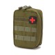 Oxford cloth military enthusiast tactical polyester medical bag, tool waist bag, first aid kit, outdoor mountaineering survival kit