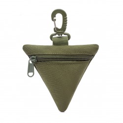Outdoor triangular waist bag, tactical coin purse, military enthusiast tactical buckle key pouch, portable EDC tool storage bag