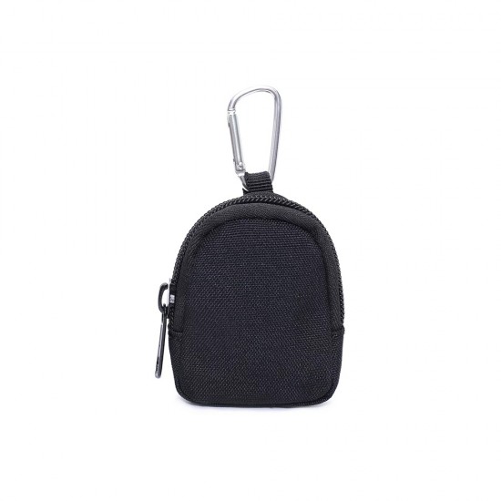 Tactical enthusiast outdoor sports portable pet snack bag round-shaped wear-resistant MOLLE small wallet round part