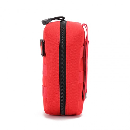 Oxford cloth military enthusiast tactical polyester medical bag, tool waist bag, first aid kit, outdoor mountaineering survival kit
