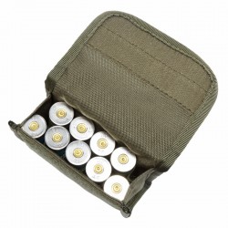 Amazon 10-hole outdoor multi-functional 12g storage pouch, tactical MOLLE accessory pouch, multi-functional waist bag