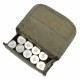 Military enthusiast outdoor tactical 10-hole multifunctional 12g storage pouch, MOLLE accessory pouch, tactical accessory and bullet waist bag
