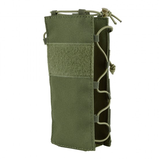 Outdoor tactical elastic water bottle pouch, multifunctional military enthusiast outdoor sports water bottle holder, Molle accessory waist bag