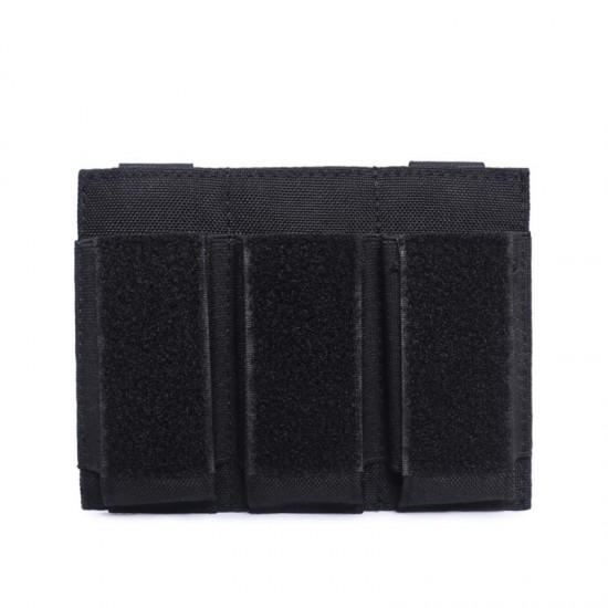 Tactical small triple magazine, 9mm pistol magazine, military enthusiast multi-functional accessory storage bag, popular downstream products
