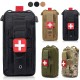Portable first aid bag, nylon tactical MOLLE outdoor medical bag, storage accessory waist bag, military enthusiast tactical bag