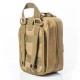 Tactical medical bag accessory bag accessory bag tactical waist bag multi-functional bag outdoor rescue MOLLE life-saving bag
