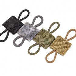 PTT antenna binding buckle, walkie-talkie headset mounting buckle, outdoor tactical Molle system backpack vest accessory