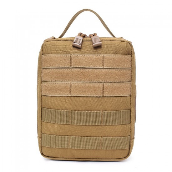 Outdoor tactical handbag, MOLLE accessory bag, nylon waterproof first aid survival bag, storage medical waist bag