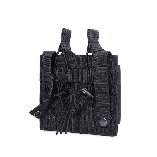 New tactical two-link pouch, triple magazine pouch accessory, pistol magazine pouch, military enthusiast multi-purpose storage bag