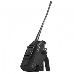 Outdoor sports tactical Molle walkie-talkie bag, wireless pager bag, multifunctional military enthusiast accessory waist bag