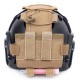 Tactical helmet battery storage bag, outdoor training MK2 helmet accessory bag, multi-functional helmet storage bag