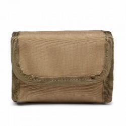 Military enthusiast outdoor tactical 10-hole multifunctional 12g storage pouch, MOLLE accessory pouch, tactical accessory and bullet waist bag